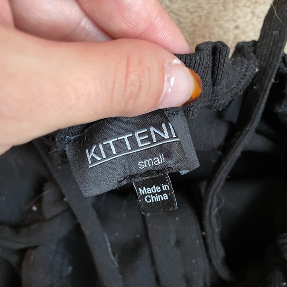 Kittenish black bodysuit - Picture 3 of 3